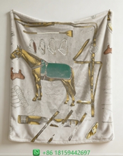 Hermes Throw Blankets